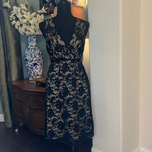 Max Studio black lace cocktail dress